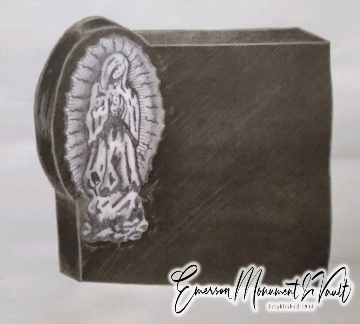 How We Made Our Beautiful Lady Guadalupe Custom Memorial