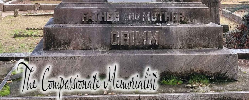 The Grimm lettering style is classic and bold.